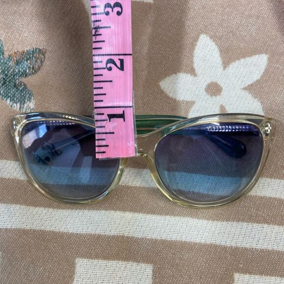 DIANE VON FURSTTENBURG Brielle Sunglass Frames DVF613S Women's Ombre Green Clear - Picture 8 of 9